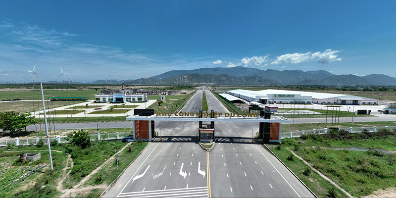 Hình ảnh Cổng vào KCN Du Long - Một trong 4 địa điểm Khu công nghiệp Ninh Thuận