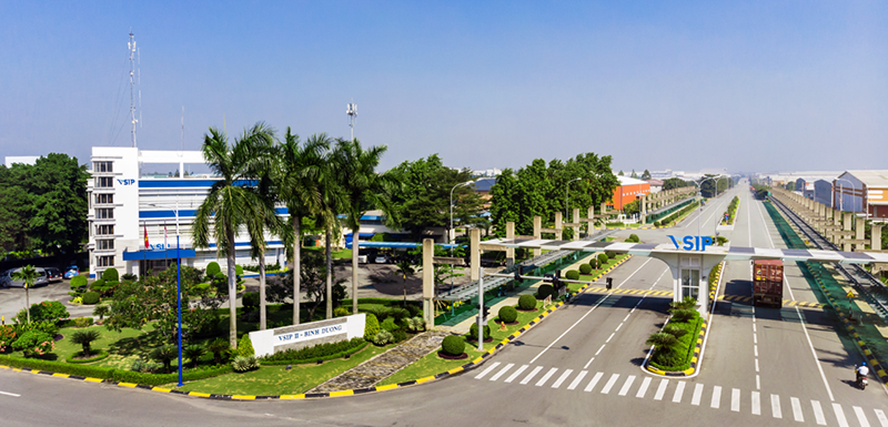 KCN Việt Nam - Singapore II (VSIP 2) là KCN đi đầu quy hoạch theo xu hướng công nghiệp xanh và bền vững tại tỉnh Bình Dương