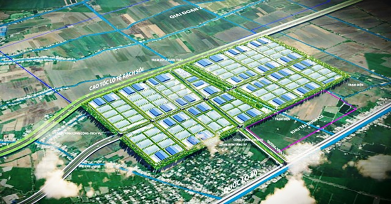 Khu công nghiệp miền nam có khu vực Đồng bằng sông Cửu Long đang trong giai đoạn xây dựng và phát triển nhiều dự án KCN trọng điểm mới