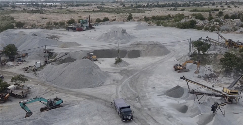 Phuoc Nam Industrial Park is currently grappling with a legal concern concerning unauthorized sand extraction