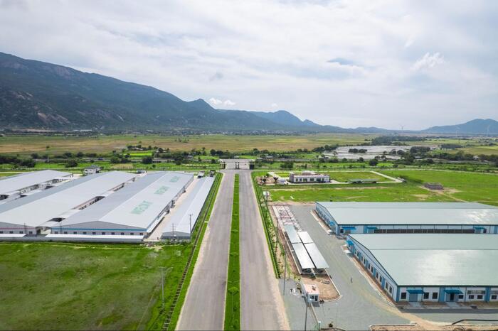 Industrial parks serve as key locations for attracting FDI (Foreign Direct Investment) into Vietnam's economy. (Image: Du Long Industrial Park - Ninh Thuan)
