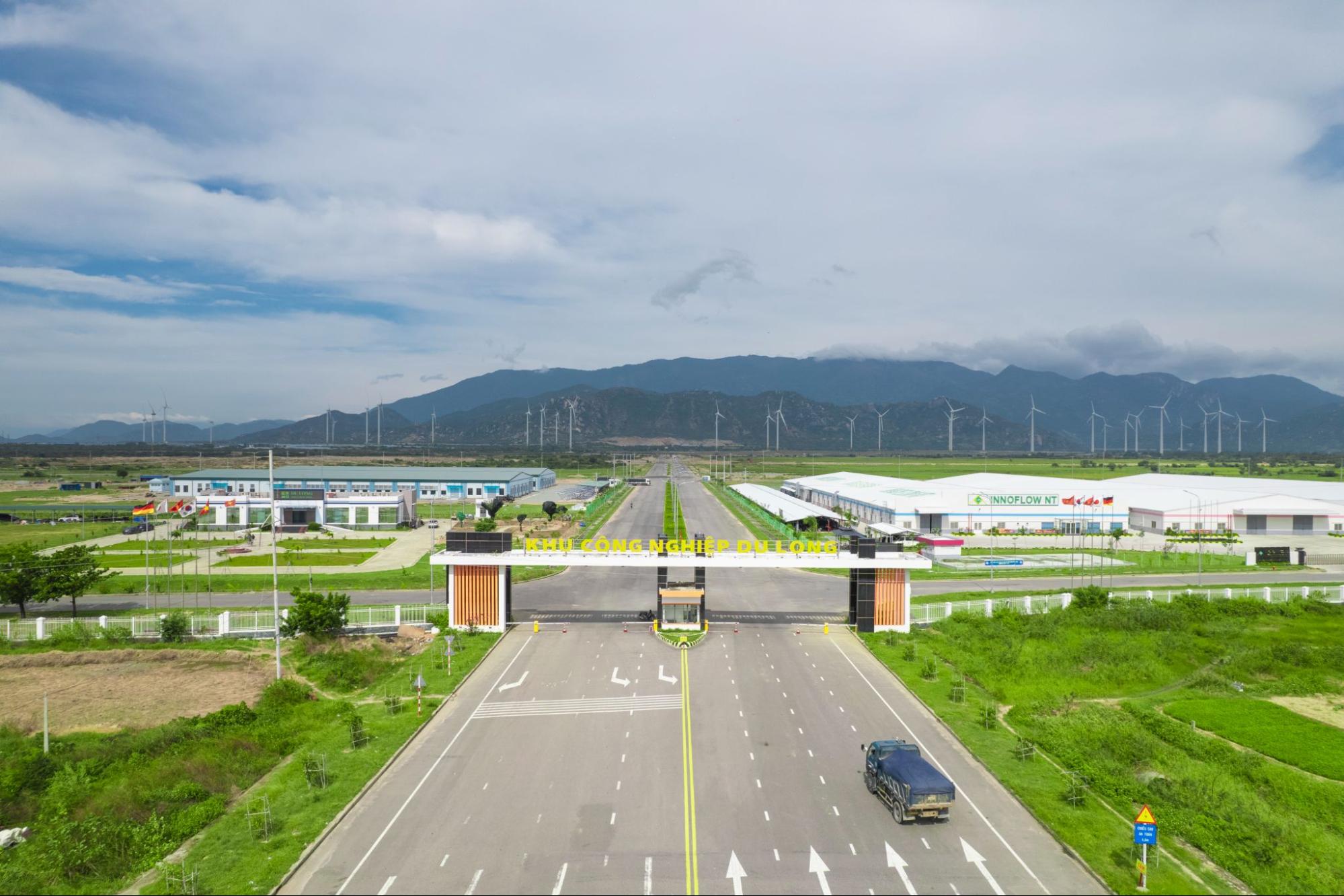 Khu công nghiệp Du Long tại tỉnh Ninh Thuận được đánh giá là điểm đến tiềm năng cho các nhà đầu tư
