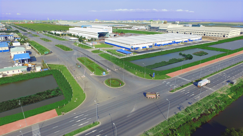 Nam Dinh Vu Industrial Park is oriented to become an industrial complex with integrated supply chains and seamless production across various sectors