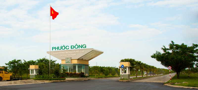 Phuoc Dong is the largest Industrial Park in Tay Ninh province