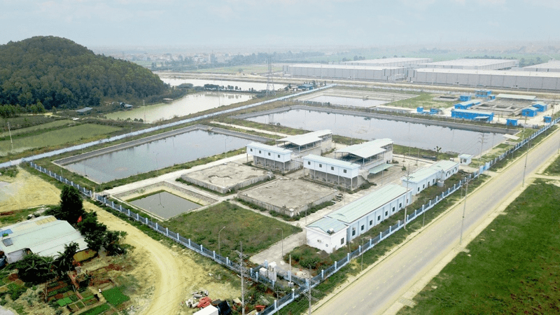The Nam Son Hap Linh Industrial Park constructed a water treatment plant that will supply clean water sourced from the surface water of the Duong River (Image: Nam Son Hap Linh industrial park)