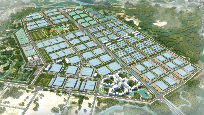 The 3D planned layout of Gilimex Industrial Park