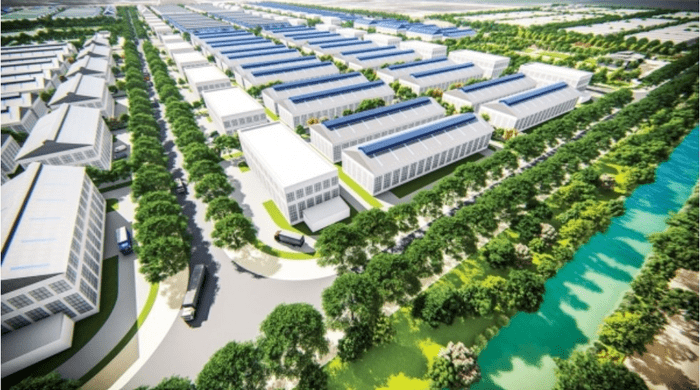 The investor of Duc Hoa III Industrial Park - Silico Long An commits to a construction density of 60%, ensuring an environmentally friendly space