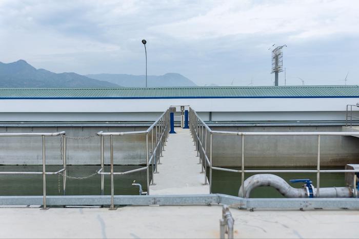 KCN Du Long trang bị hệ thống xử lý nước thải theo dây chuyền công nghệ SBR hiện đại với công suất tối đa đạt 12.000m3/ ngày