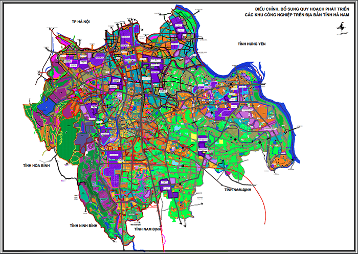 Quy hoạch chung xây dựng khu công nghiệp mang tính định hướng, là cơ sở, căn cứ để thành lập quy hoạch chi tiết. (Hình ảnh: Quy hoạch khu công nghiệp địa bàn tỉnh Hà Nam)