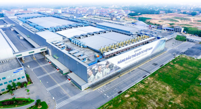 Nhu cầu xây dựng công trình công nghiệp đang ngày càng tăng cao (Hình ảnh: Nhà máy Công ty TNHH Samsung Electronics Việt Nam)