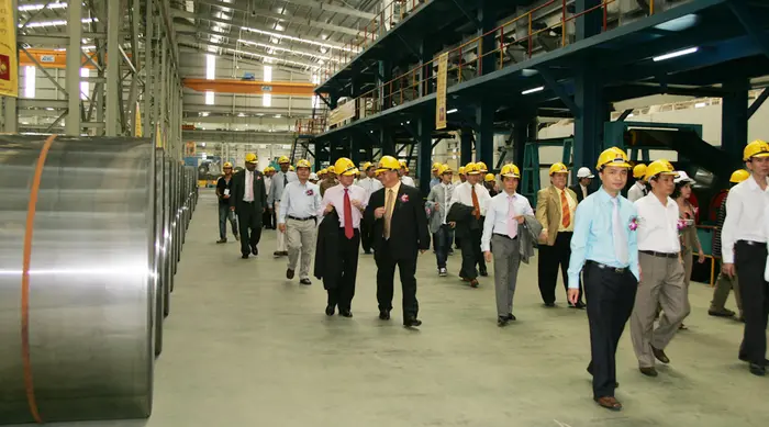 Dự án Nhà máy Tôn Hoa Sen tại KCN Phú Mỹ 1 có quy mô hiện đại và công suất lớn