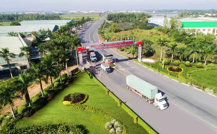 Toàn cảnh KCN Tân Phú Trung - một trong những KCN có quy mô rộng lớn nhất của Củ Chi