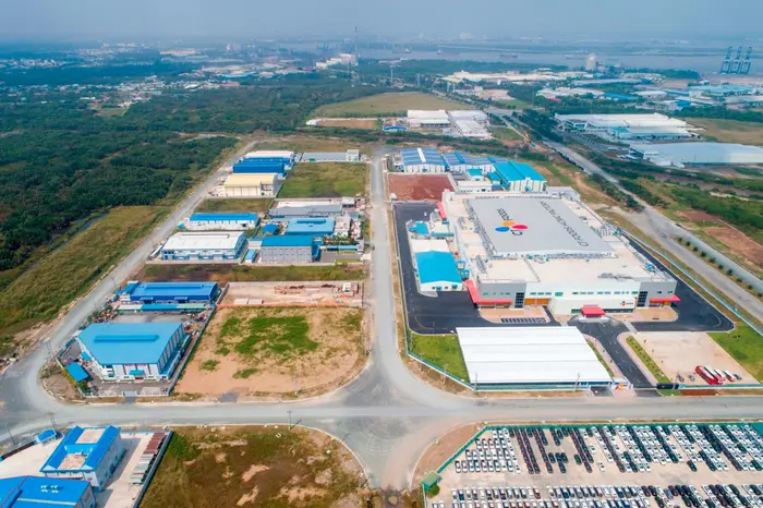 Đức Hòa có địa hình khá bằng phẳng, thuận lợi cho việc xây dựng các KCN (Hình ảnh: KCN Đức Hòa I)
