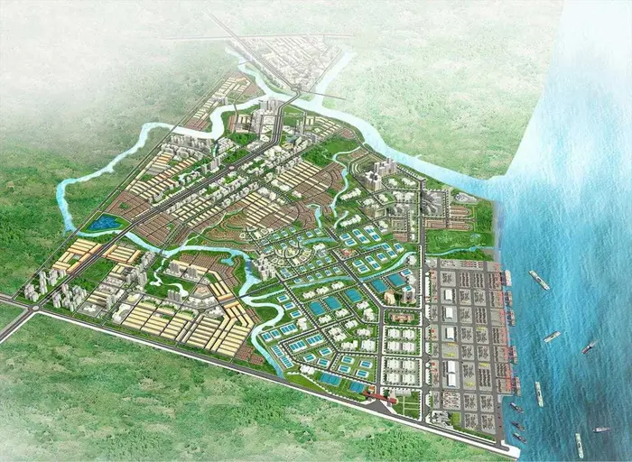 Hình ảnh mô phỏng tổng thể KCN Đông Nam Á (Bắc Tân Lập)