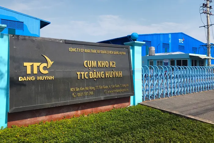 Tổng kho K2 do công ty Đặng Huỳnh đầu tư tại KCN Tân Kim mở rộng