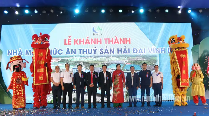 Lễ Khánh thành nhà máy thức ăn thủy sản Hải Đại Vĩnh Long