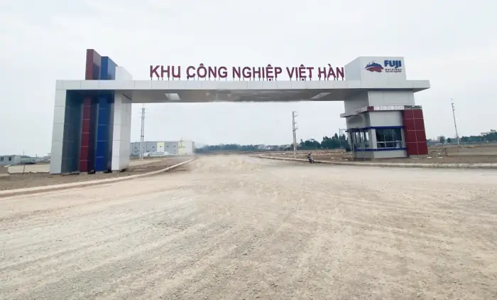 Việt Hàn là 1 trong 3 KCN đang hoạt động tại Việt Yên