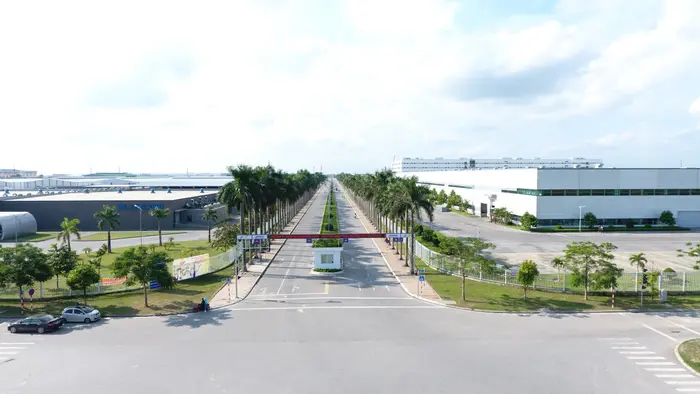KCN Tràng Duệ nằm trong khu kinh tế Đình Vũ - Cát Hải