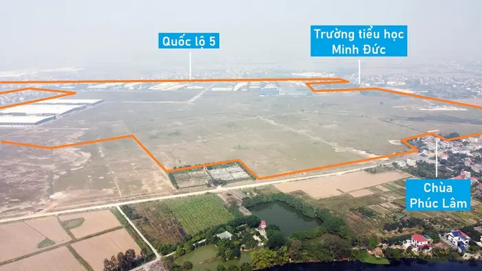 KCN Minh Đức sở hữu vị trí thuận lợi khi nằm trên trục Quốc lộ 1A