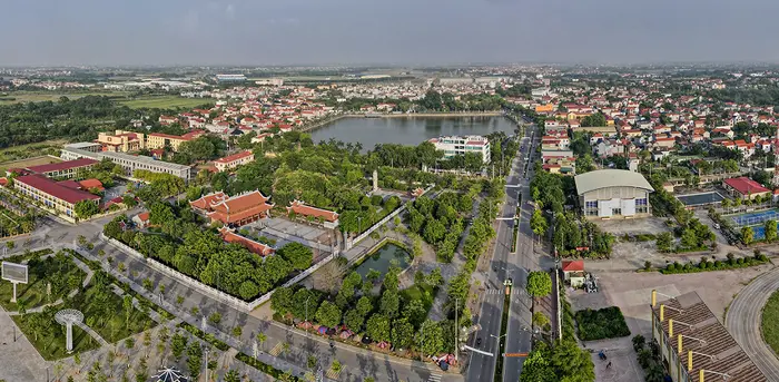 Huyện Vĩnh Tường có vị trí giao thông thuận tiện, dễ dàng kết nối với các khu vực lân cận