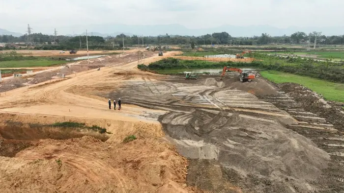 KCN Sông Lô II đang đẩy nhanh tiến độ thi công và GPMB