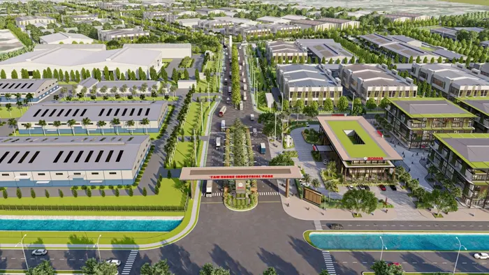 Phối cảnh KCN Tam Dương I (khu II)