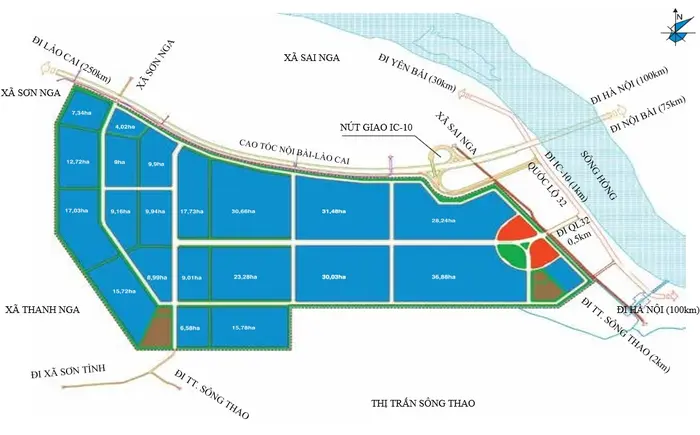 KCN Cẩm Khê có vị trí vô cùng thuận lợi cho vận chuyển hàng hóa