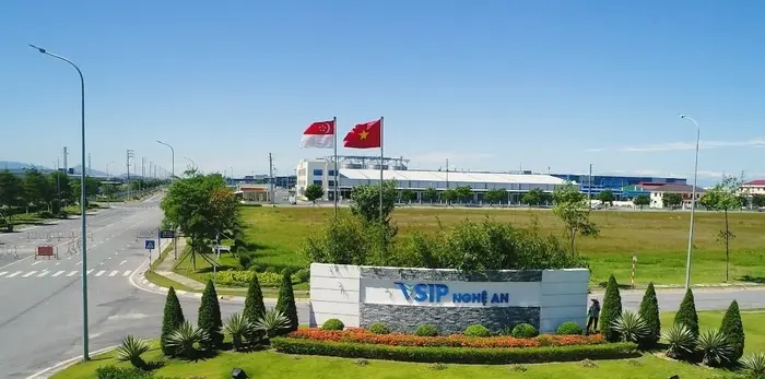 KCN VSIP Nghệ An là dự án của liên doanh Việt Nam – Singapore theo mô hình bền vững