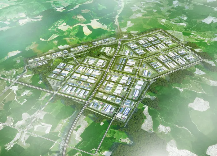 Phối cảnh KCN Hoàng Mai II