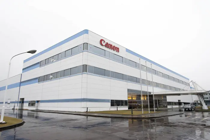 Một góc nhà máy Canon Việt Nam tại KCN Thăng Long 