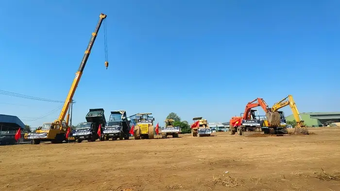 Khởi công dự án Nhà máy chế biến thủy sản Hoa Kỳ thuộc KCN Sao Mai (7/1/2025)