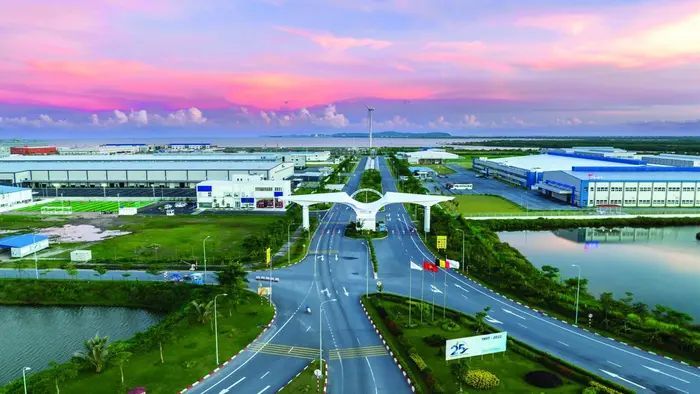 Áp dụng phát triển bền vững trong KCN mang lại nhiều lợi ích thiết thực với môi trường, doanh nghiệp và cộng đồng (Ảnh: KCN sinh thái DEEP C - Hải Phòng)